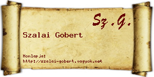 Szalai Gobert névjegykártya